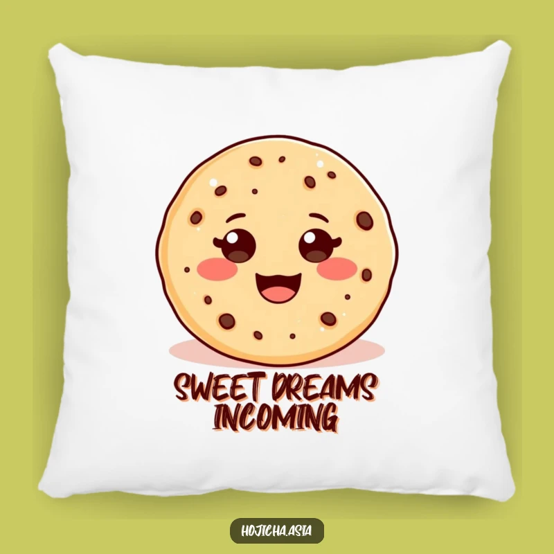 Funny Adorable Hojicha Cookie Pillow - Cozy Sweetness Gift