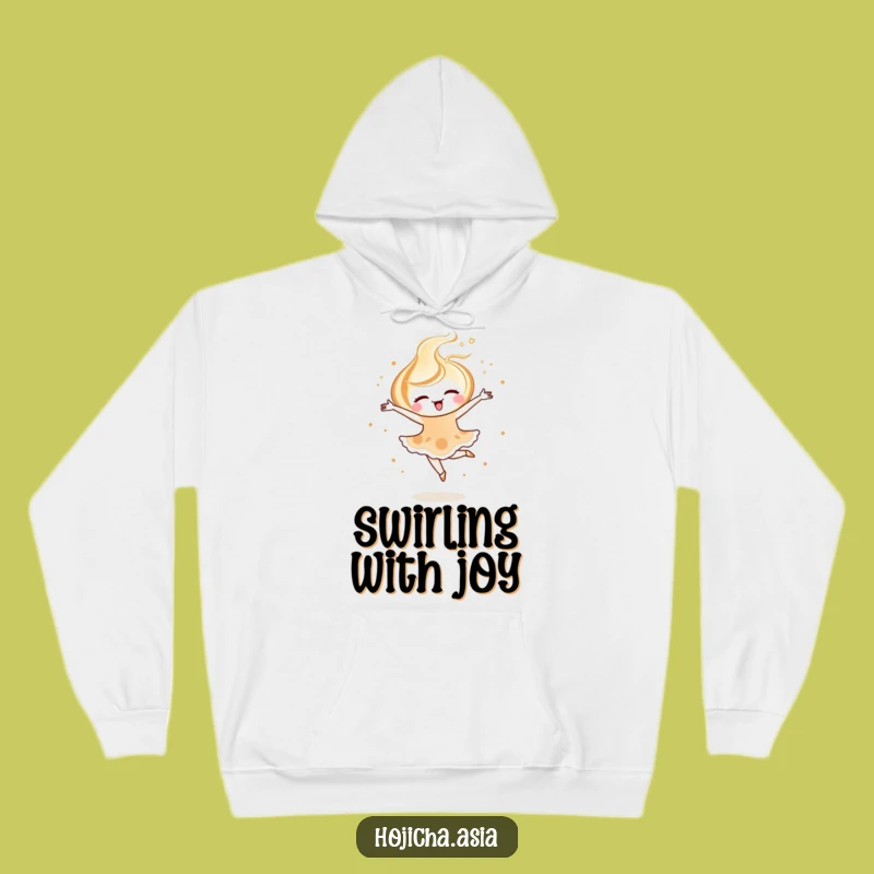 Cozy Funny Hojicha Latte Art Hoodie: Your Warm Embrace of Elegance